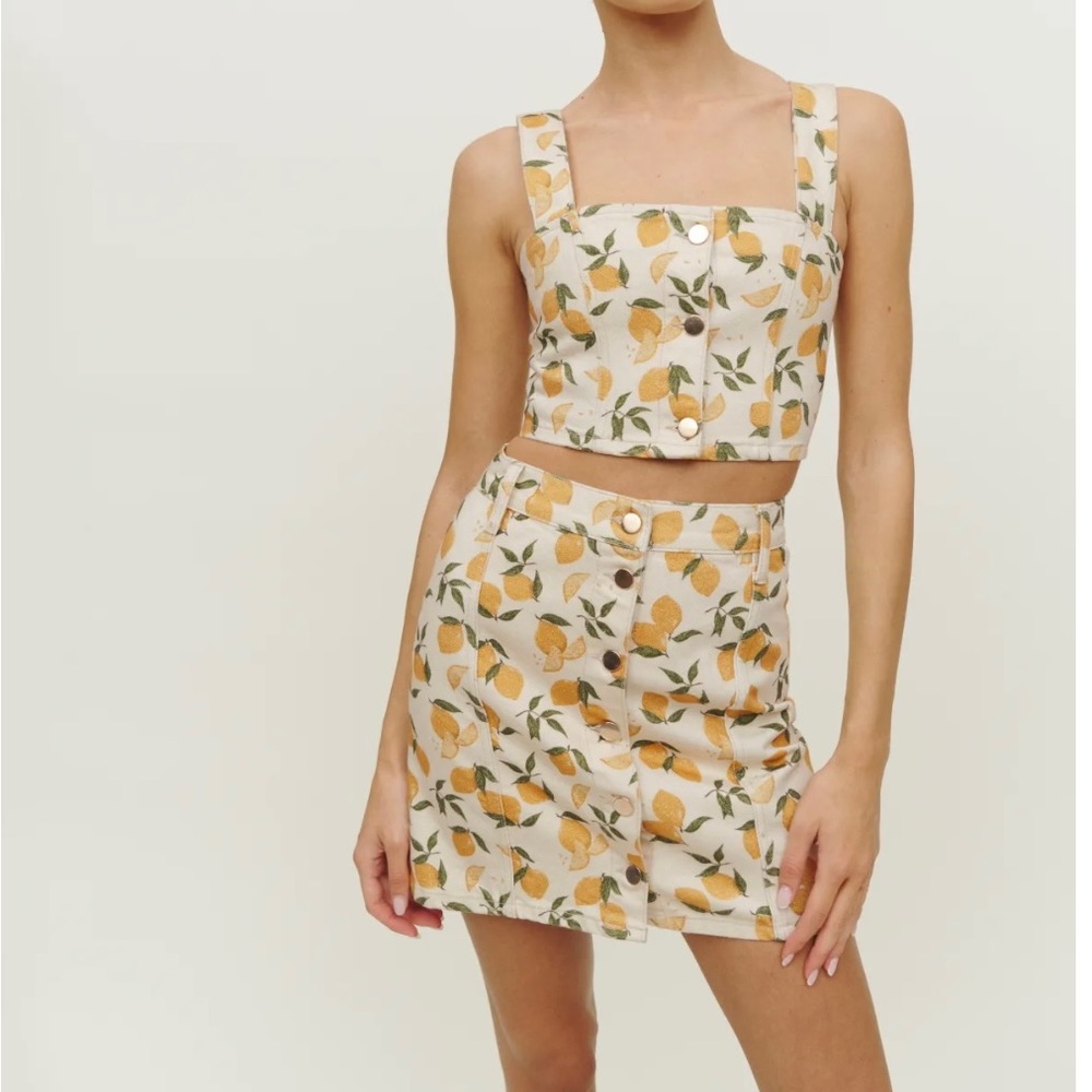 Chrissy Denim Two Piece Set